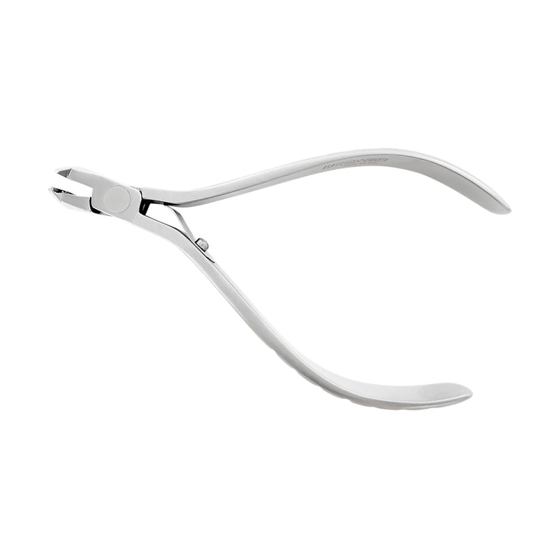 Pince coupante orthodontique distale T/C sans maintien pour fil de 11,5 cm max. pour fil souple de taille 0,020 
