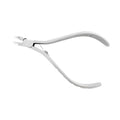 Cortador de ligaduras para ortodoncia T/C, delgado, ángulo 15, 13 cm, corte máximo de alambre blando de 0,020 