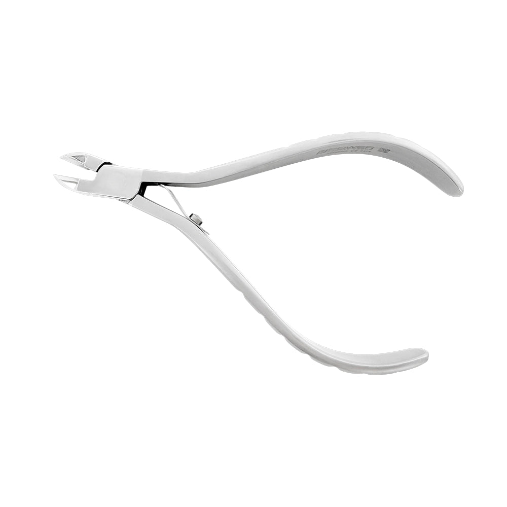 Cortador de ligaduras para ortodoncia T/C, delgado, ángulo 15, 13 cm, corte máximo de alambre blando de 0,020 