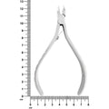 Cortador de ligaduras para ortodoncia T/C, delgado, ángulo 15, 13 cm, corte máximo de alambre blando de 0,020 