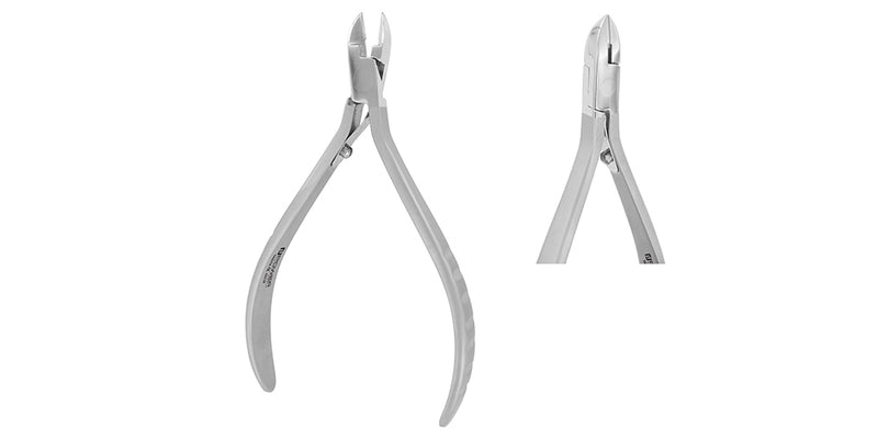 Orthodontic Ligature Cutter  Straight Thin, T/C, 13 cm, Max Cutting Soft Wire Size .020