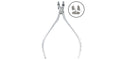 Pince orthodontique Peeso - 11,5 cm, bec court 