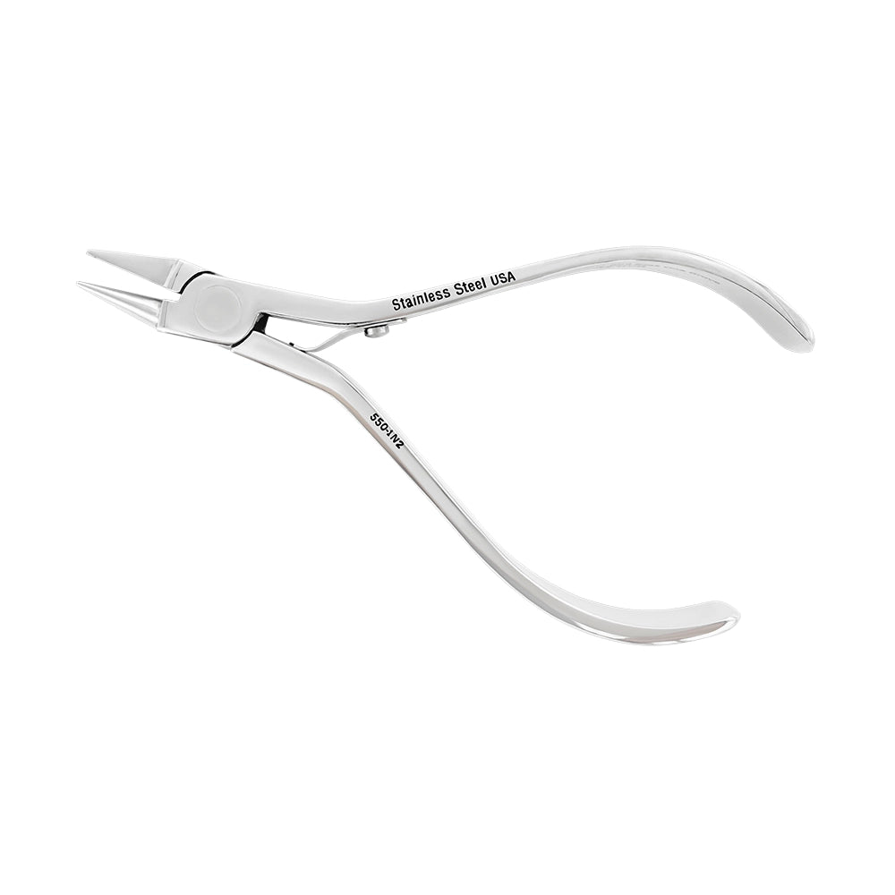 Pince orthodontique à bec long 13 cm, 1 rainure