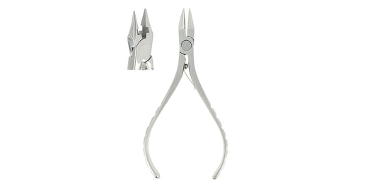 ORTHODONTIC PLIER BIRD BEAK WITH SOFT WIRE CUTTER 12cm
