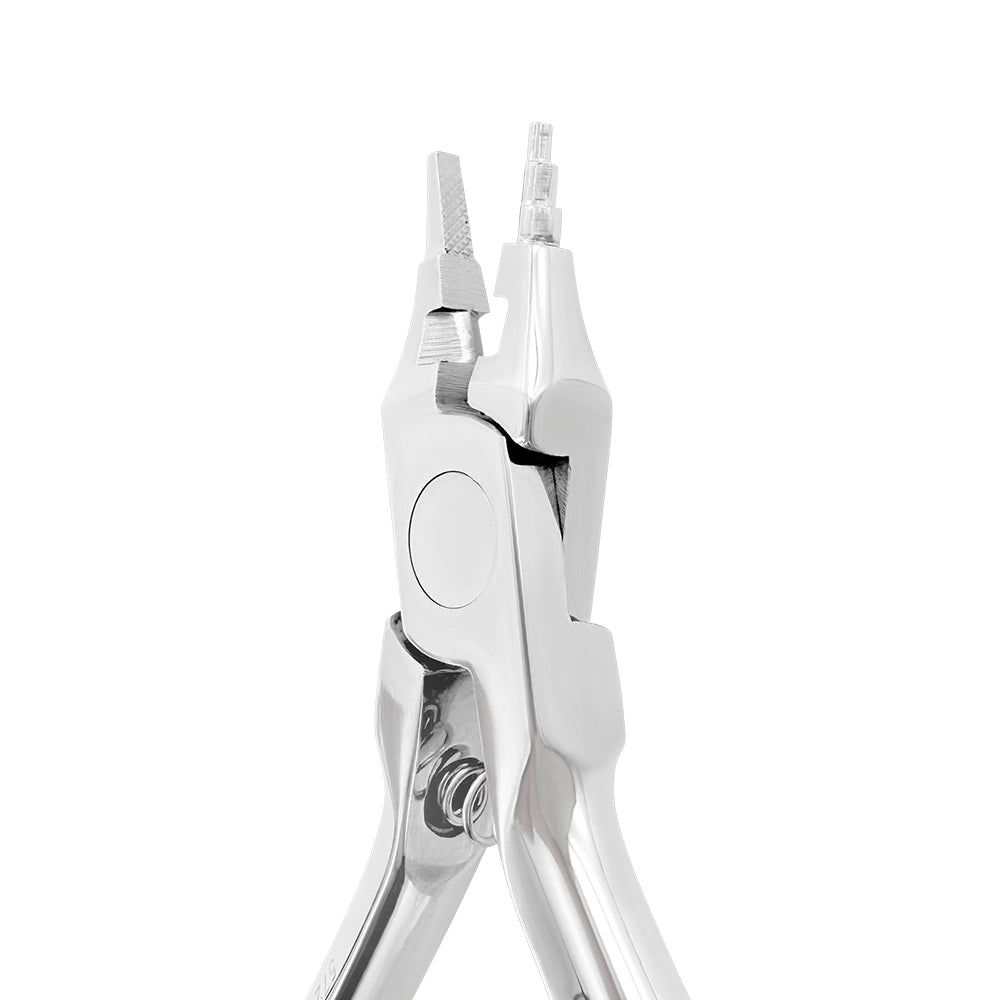 Pince orthodontique en tweed pour former des boucles, à trois barillets, fil souple
