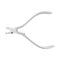 Sertissage de couronnes et de bagues orthodontiques avec une pince