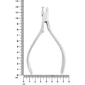 Sertissage de couronnes et de bagues orthodontiques avec une pince