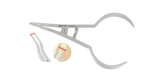 ORTHODONTIC INSTRUMENTS SEPARATING 15.5CM, S CURVE