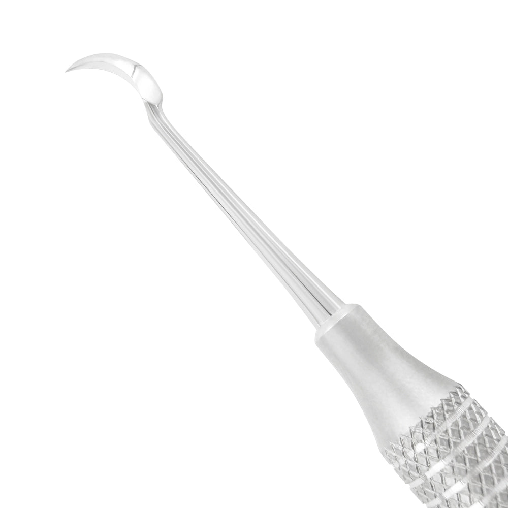 Instrumentos de ortodoncia: colocador de bandas y raspador