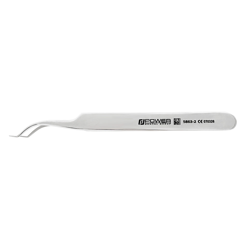 Pinza de tubo bucal - Estilo Keat, brillante, 12,5 cm 