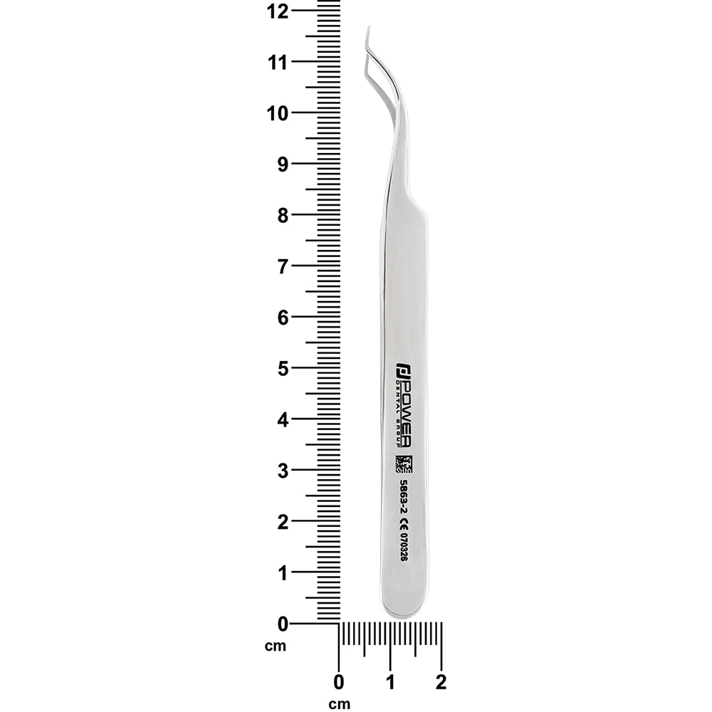 Pinza de tubo bucal - Estilo Keat, brillante, 12,5 cm 