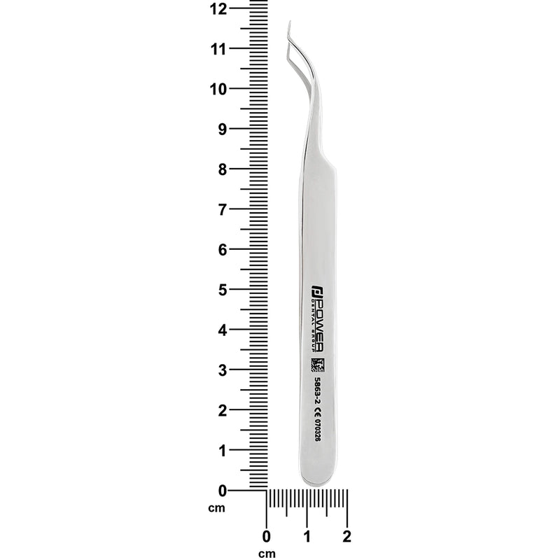 Pinza de tubo bucal - Estilo Keat, brillante, 12,5 cm 
