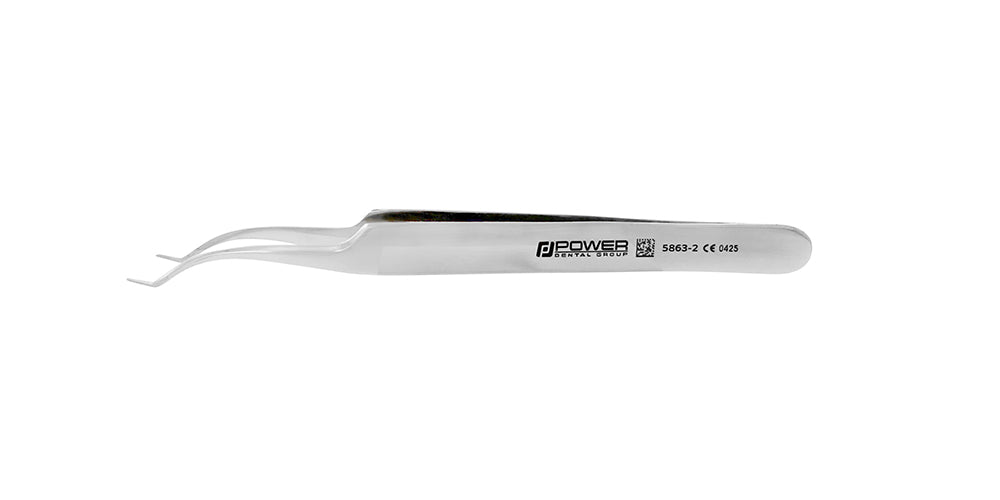 Buccal Tube Tweezer - Keat Style, Shiny, 12.5 cm