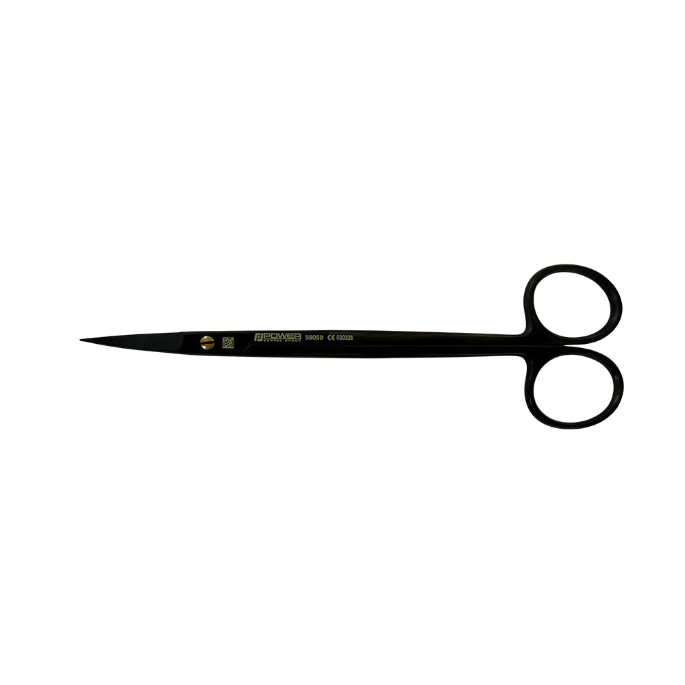 Ciseaux à sutures Kelly Super Cut – Courbes, 6,3 po (16 cm) – Titane noir