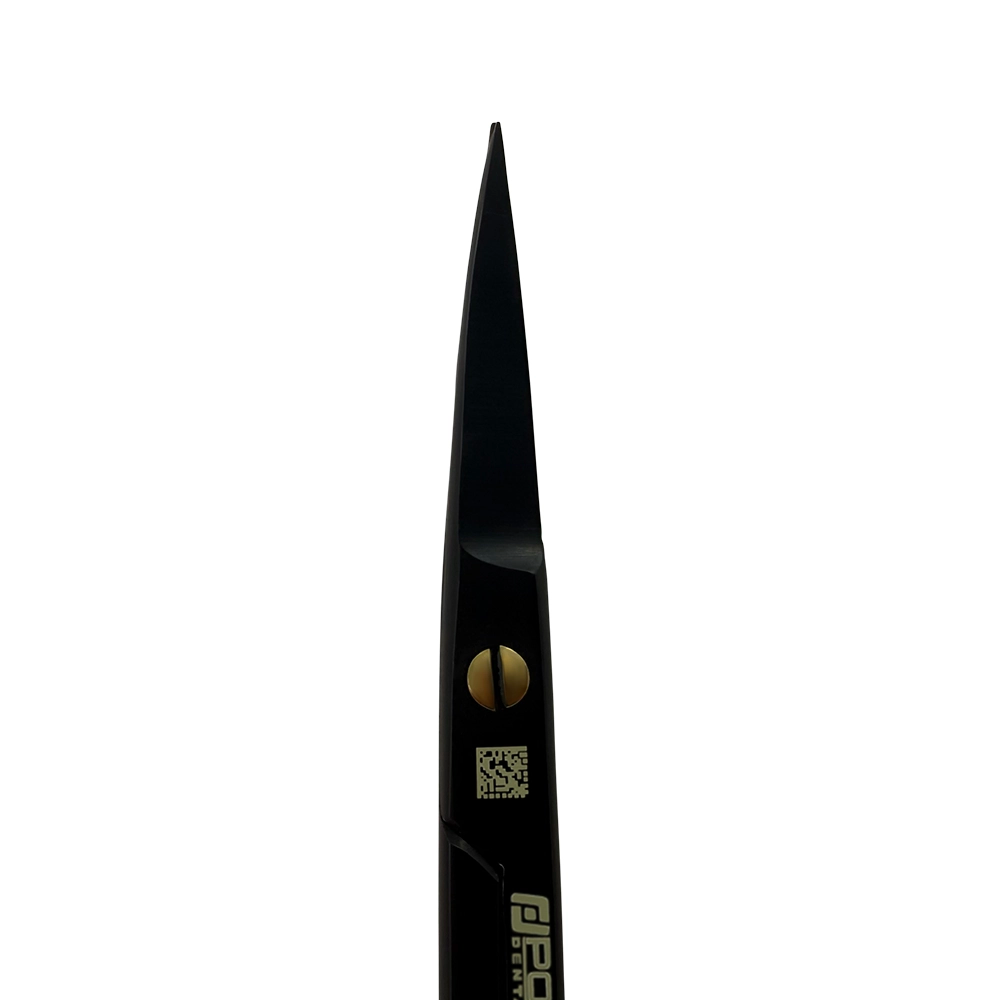Ciseaux à sutures Kelly Super Cut – Courbes, 6,3 po (16 cm) – Titane noir