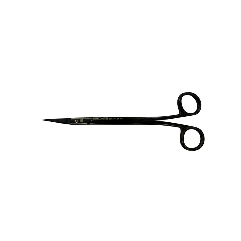 Tijeras Power Bow Dean – Curvas, 6.9 in (17.5 cm) – Titanio Negro