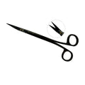 Power Bow Dean Scissors –  Curved, 6.9 in (17.5 cm) – Black Titanium