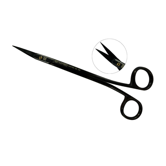 Tijeras Power Bow Dean – Curvas, 6.9 in (17.5 cm) – Titanio Negro