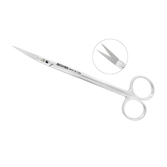Dean Ciseaux courbés – 17,5 cm – Vis en titane doré