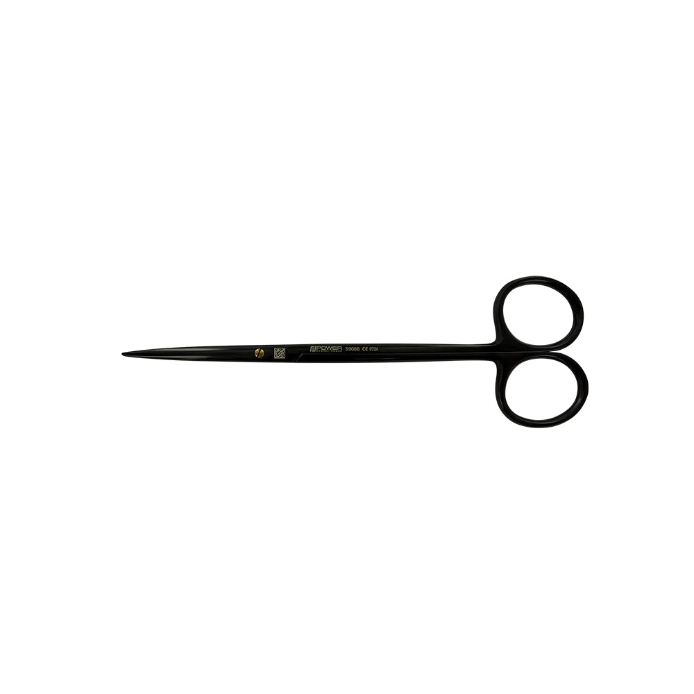 Ciseaux de suture Metzenbaum Super Cut – Droits, 14,5 cm (5,7 po) – Titane noir