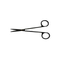Ciseaux de suture Metzenbaum Super Cut – Droits, 14,5 cm (5,7 po) – Titane noir