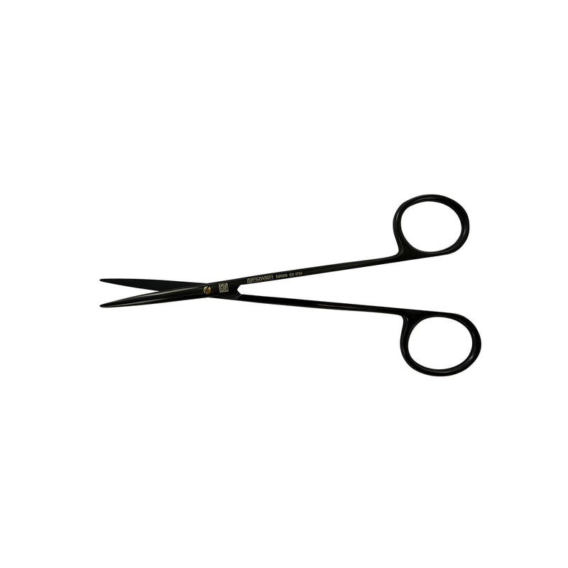 Ciseaux de suture Metzenbaum Super Cut – Droits, 14,5 cm (5,7 po) – Titane noir