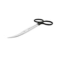 Angled view of Metzenbaum Super Cut scissors curved pointed tips 5908SCP