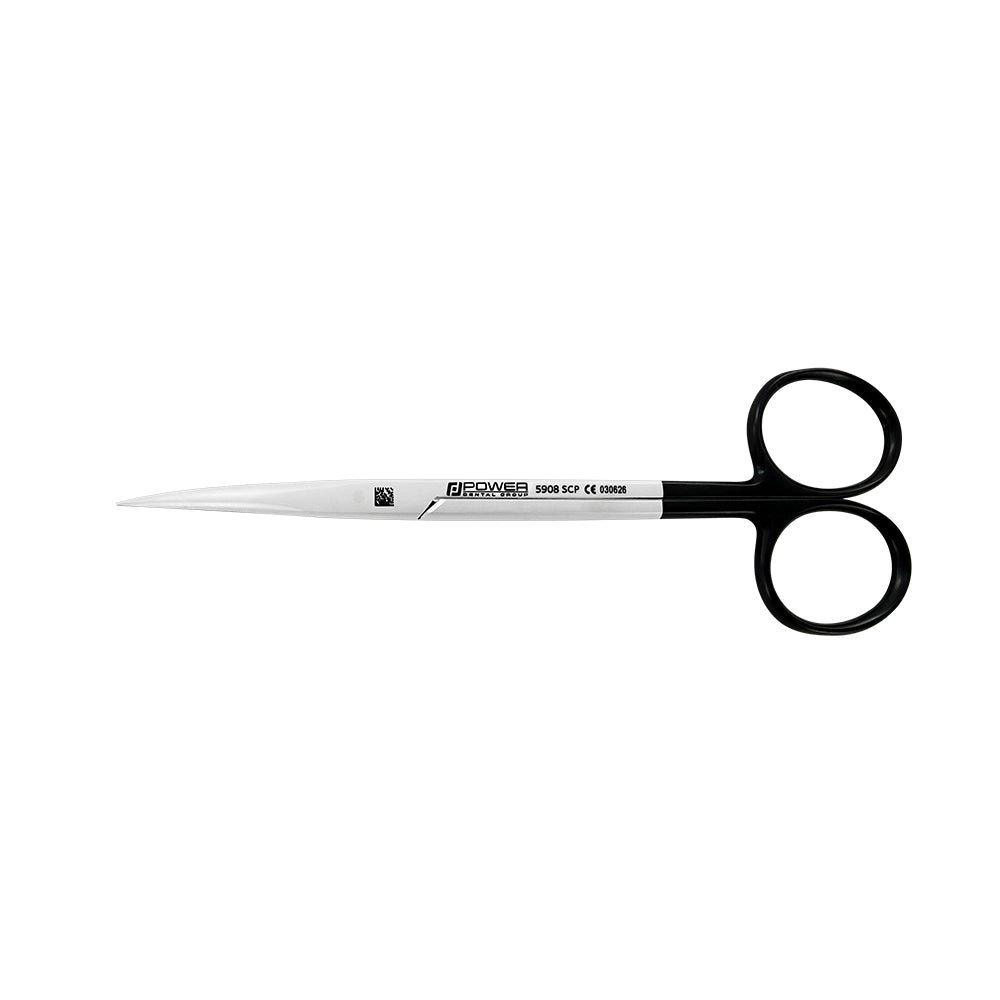 Metzenbaum Super Cut scissors curved pointed tips horizontal view