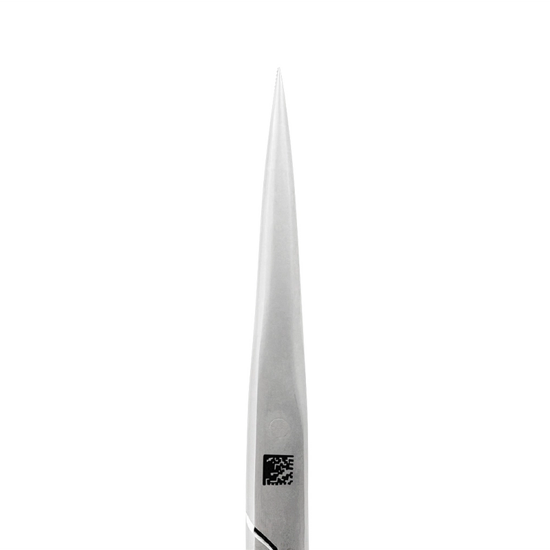 Front close-up of pointed tip on Metzenbaum Super Cut scissors 5908SP