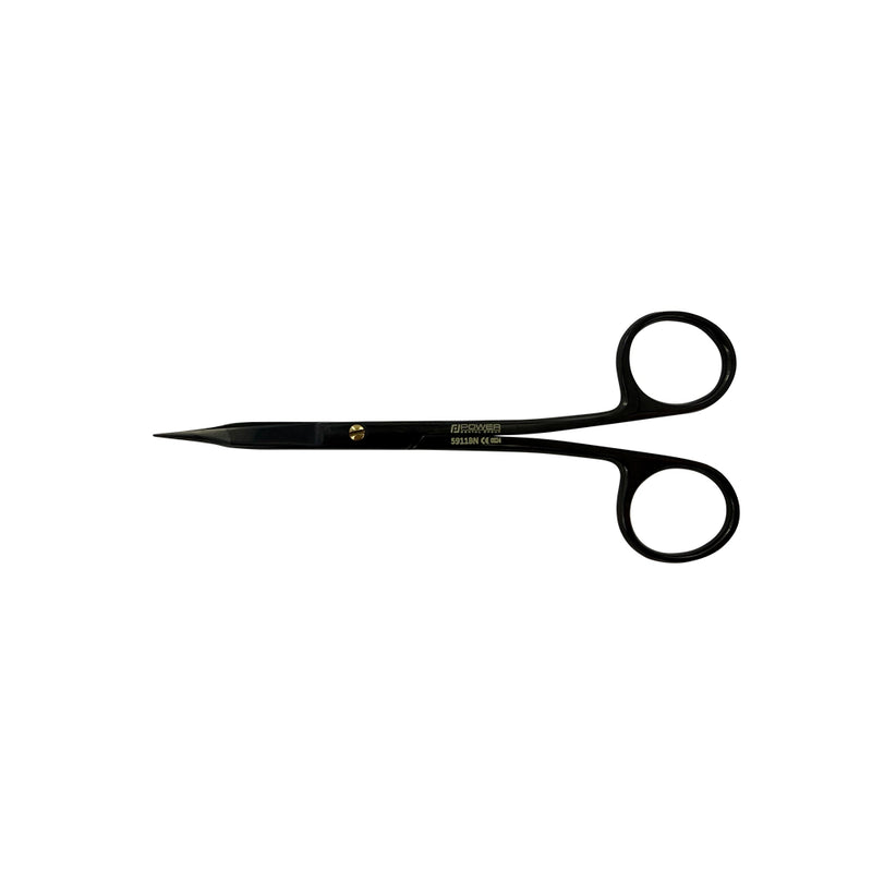 Ciseaux Power Bow Goldman-Fox – Droits, 12,5 cm – Titane noir