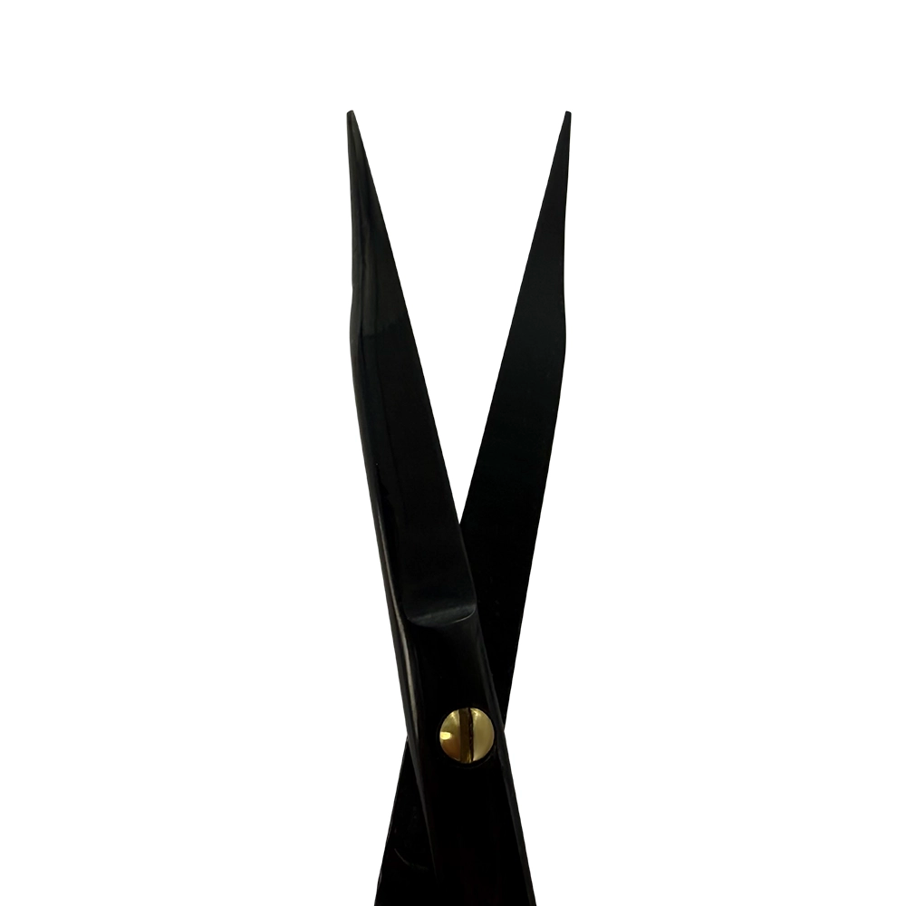 Ciseaux Power Bow Goldman-Fox – Droits, 12,5 cm – Titane noir