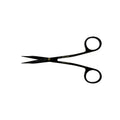Ciseaux Power Bow Goldman-Fox – Droits, 12,5 cm – Titane noir