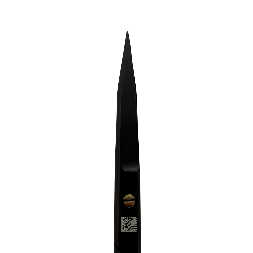 Tijeras de sutura Goldman-Fox Super Cut – Rectas, 12,5 cm (4,9 pulg.) – Titanio negro