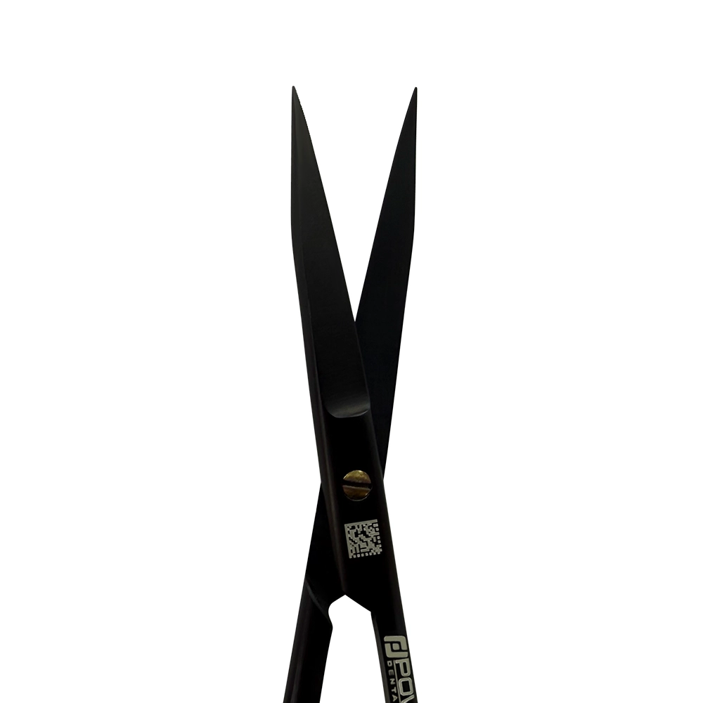 Tijeras de sutura Goldman-Fox Super Cut – Rectas, 12,5 cm (4,9 pulg.) – Titanio negro