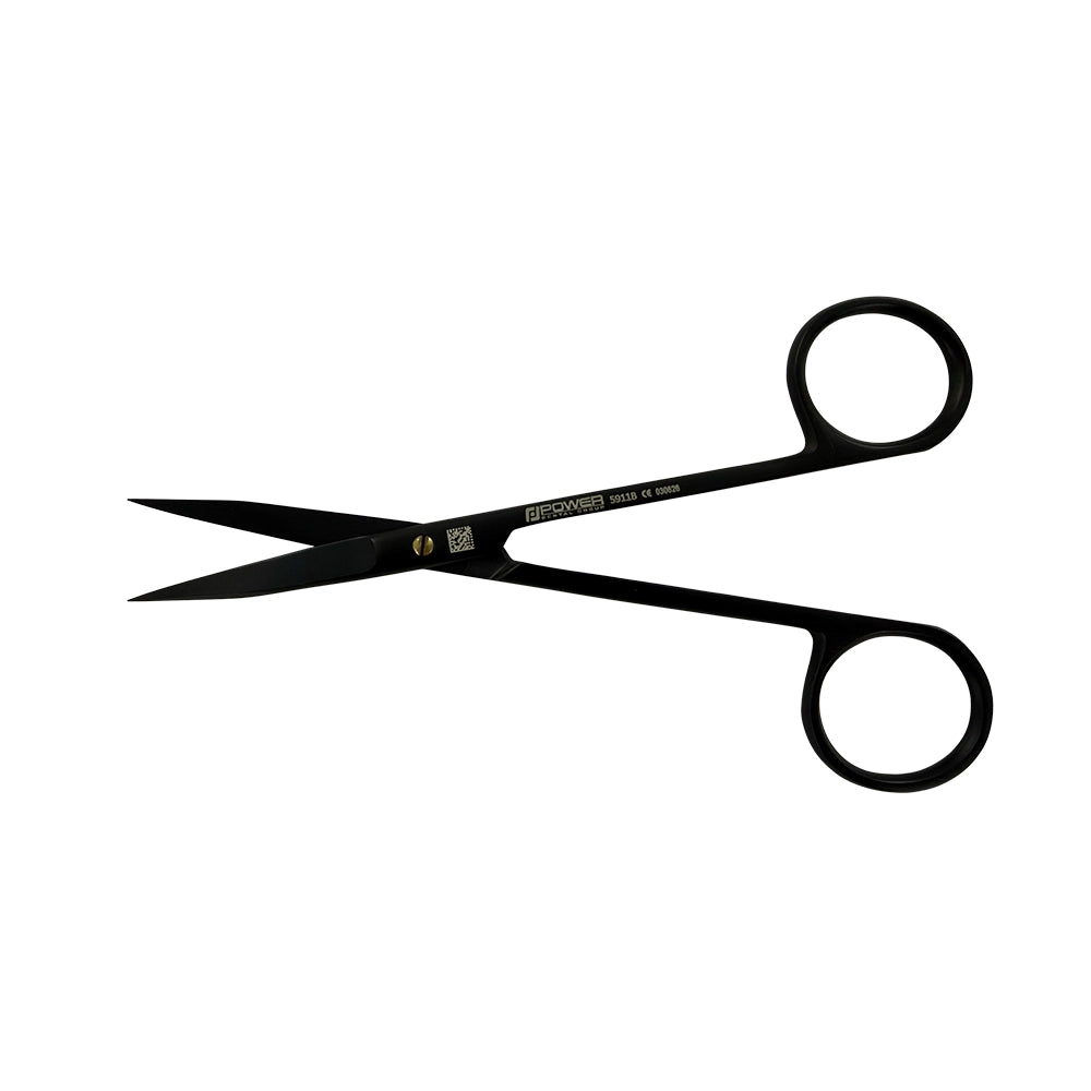 Tijeras de sutura Goldman-Fox Super Cut – Rectas, 12,5 cm (4,9 pulg.) – Titanio negro