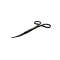 Power Bow Goldman-Fox Scissors – Curved, 4.9 in (12.5 cm) – Black Titanium