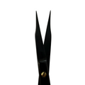 Power Bow Goldman-Fox Scissors – Curved, 4.9 in (12.5 cm) – Black Titanium