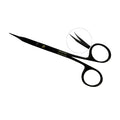 Power Bow Goldman-Fox Scissors – Curved, 4.9 in (12.5 cm) – Black Titanium