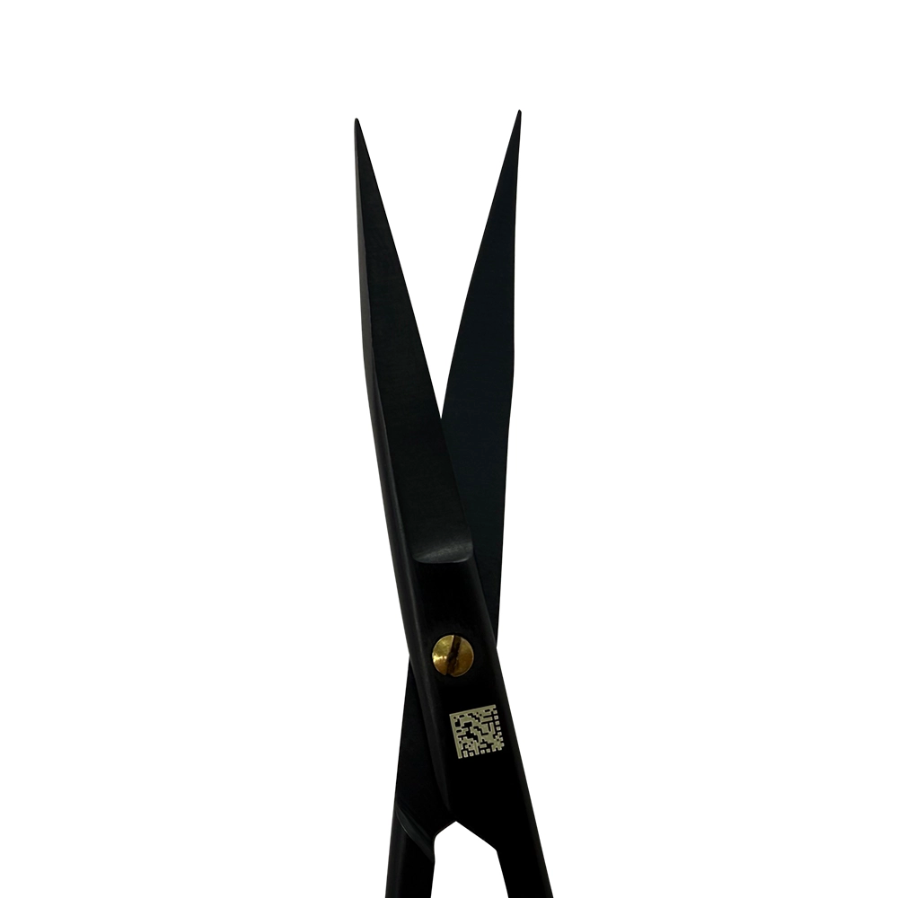 Ciseaux de suture Goldman-Fox Super Cut – Courbés, 12,5 cm (4,9 po) – Titane noir