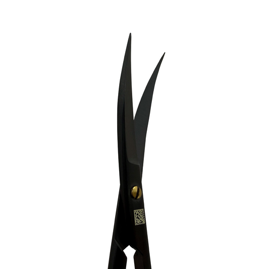 Tijeras de sutura Goldman-Fox Super Cut – Curvas, 12,5 cm (4,9 pulg.) – Titanio negro