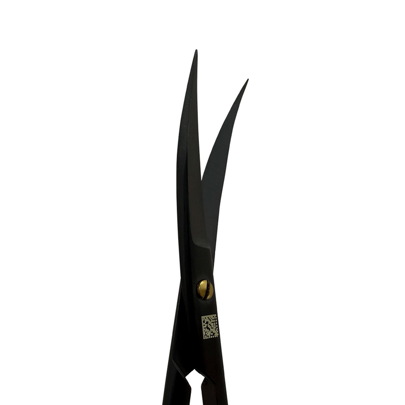 Ciseaux de suture Goldman-Fox Super Cut – Courbés, 12,5 cm (4,9 po) – Titane noir
