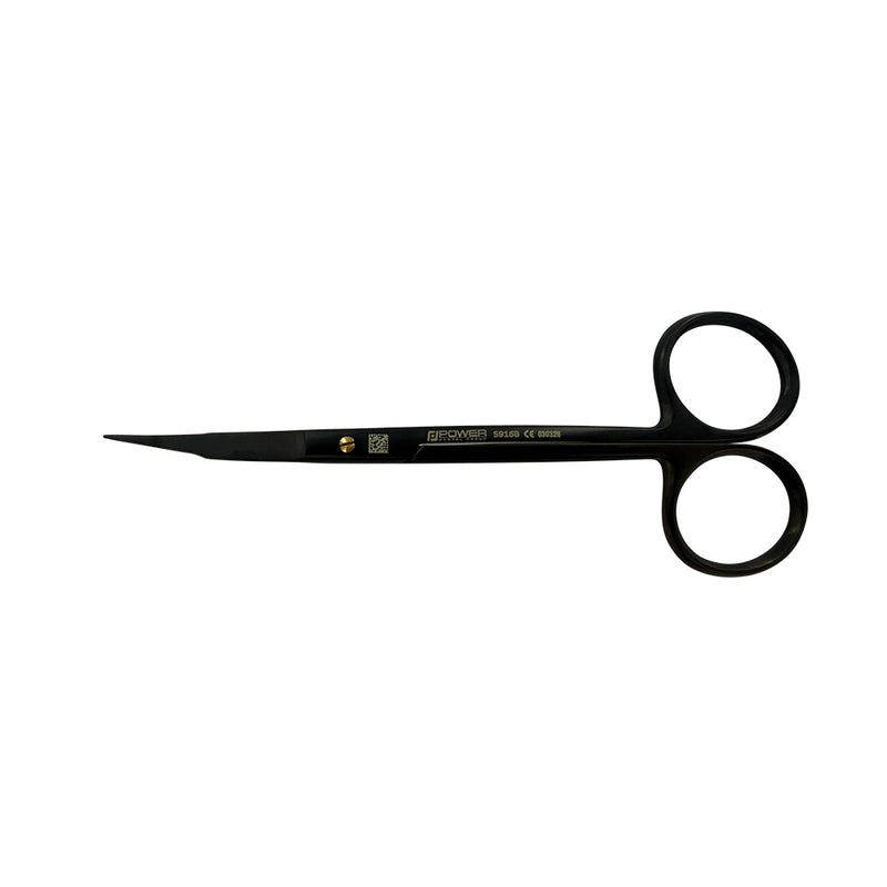 Ciseaux à sutures Goldman-Fox Super Cut – Double courbure, 4,9 pouces (12,5 cm) – Titane noir