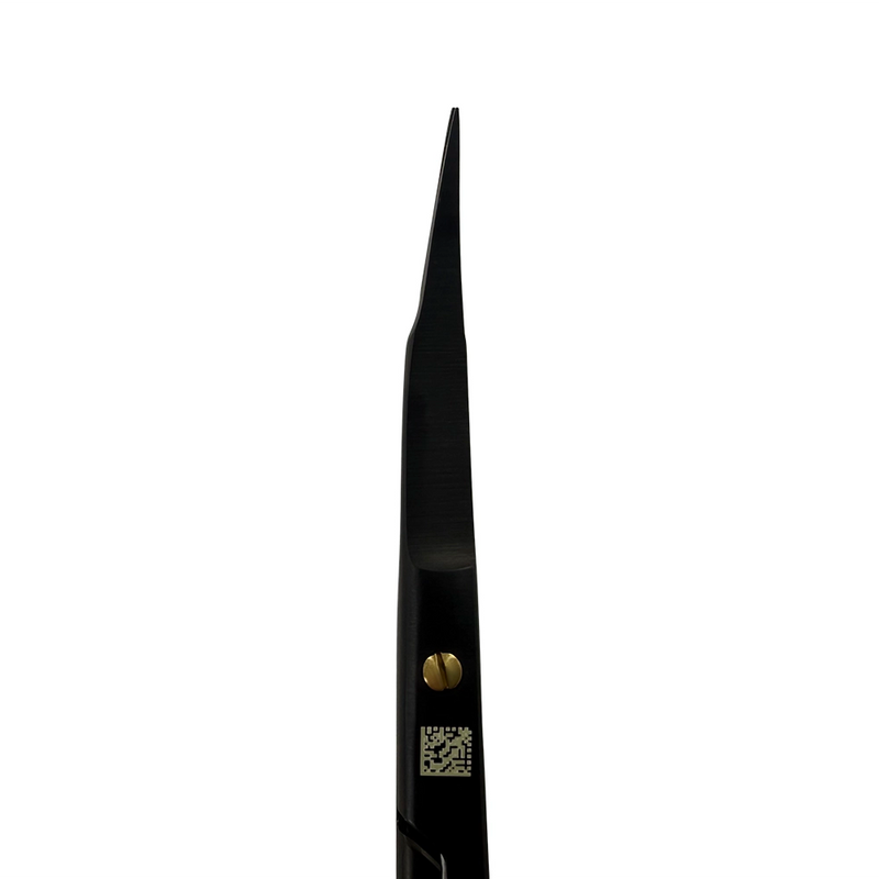 Ciseaux à sutures Goldman-Fox Super Cut – Double courbure, 4,9 pouces (12,5 cm) – Titane noir