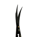 Ciseaux à sutures Goldman-Fox Super Cut – Double courbure, 4,9 pouces (12,5 cm) – Titane noir