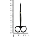 Ciseaux à sutures Goldman-Fox Super Cut – Double courbure, 4,9 pouces (12,5 cm) – Titane noir