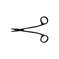 Ciseaux Power Bow LaGrange – Courbés, 11,5 cm (4,5 po) – Titane noir