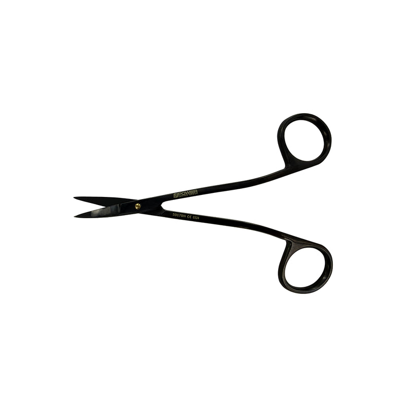 Tijeras Power Bow LaGrange – Curvas, 4,5 pulg (11,5 cm) – Titanio Negro