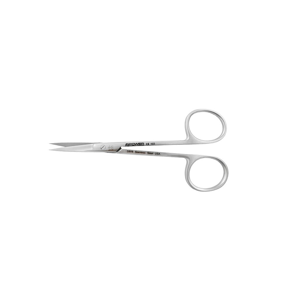 Iris Scissors – Straight, 4.5 in (11.5 cm), stainless steel dental surgical scissors