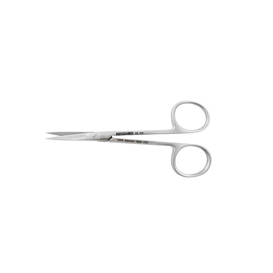 Iris Scissors – Straight, 4.5 in (11.5 cm), stainless steel dental surgical scissors