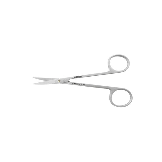 Iris Scissors – Curved, 4.5 in (11.5 cm), stainless steel dental surgical scissors